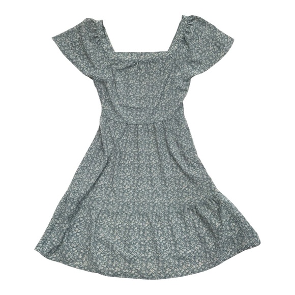 Monteau Dresses & Skirts - Monteau Los Angeles Blue Floral Dress - Size Medium